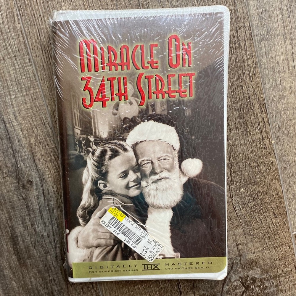 Miracle on 34th Street VHS 1947 Movie 1999 Release THX Digitally Mastered Sealed